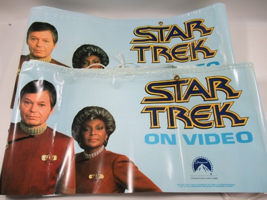 Star Trek On Video 10 Foot Vinyl Banner (x2, 1992)
