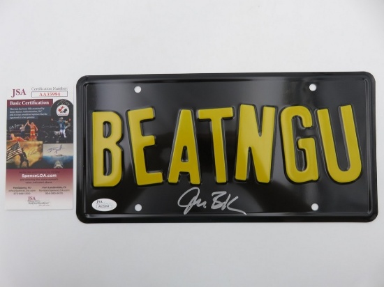 Jeepers Creepers Jonathan Breck SIGNED License Plate w/ COA