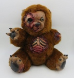 Bad Teddy Zombie Bear #2705 Ghoulish Productions Plush Halloween Decoration