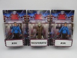 Toony Terrors Nosferatu & Ash Williams Evil Dead Figures Lot of (3)
