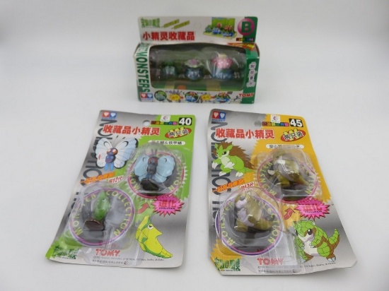 Pokemon/Pocket Monsters Figure Sets Lot Tomy/Auldey 1998