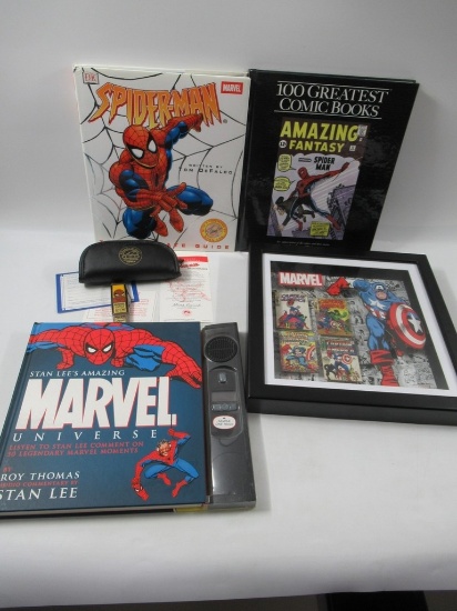 Marvel Collectibles + Books Lot