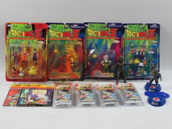 Dragon Ball Z Action Figures/Cards/Stickers Lot