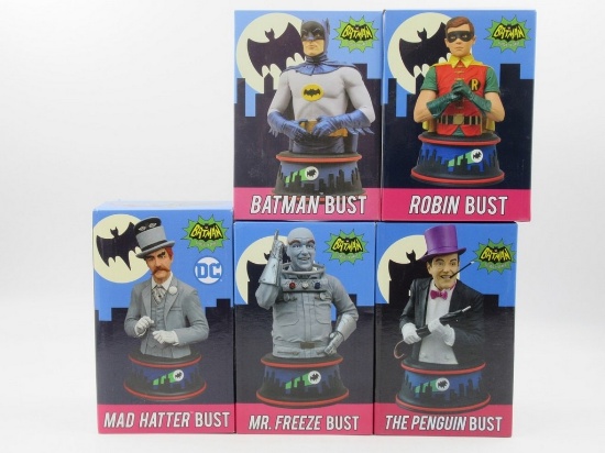 Batman Classic TV Series Limited Edition Bust Lot of (5)