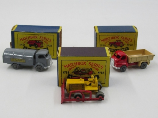 Matchbox/Lesney Vintage Vehicle Lot w/Boxes