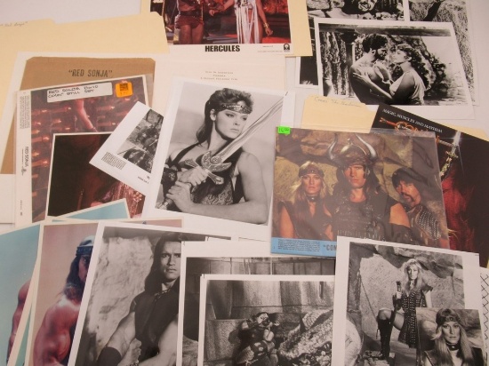 Conan/Red Sonja/Hercules Press Kit/Stills/Photos Lot