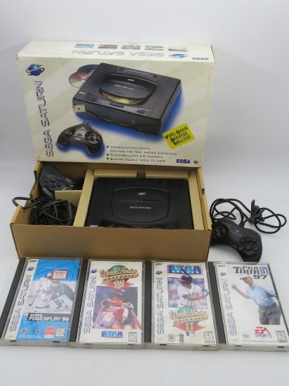 Sega Saturn System/Console w/ Games