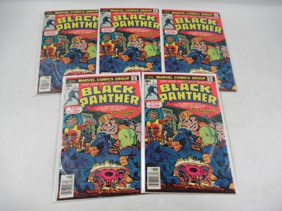 Black Panther #1 (x5)/1977 Jack Kirby!