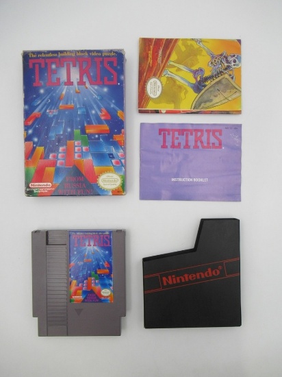 Tetris Nintendo NES Game Cartridge w/Box 1989