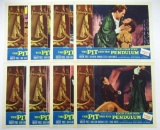 Pit and the Pendulum Lobby Cards Full Set (1961) Vincent Price