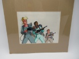 The Real Ghostbusters Original Production Cel + Art with CoA