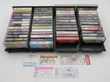 Heavy Metal/Rock Cassette Tapes Lot + Ticket Stubs/Signed