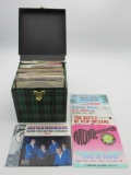 1960s to 1980s 45RPM Singles Lot w/Case