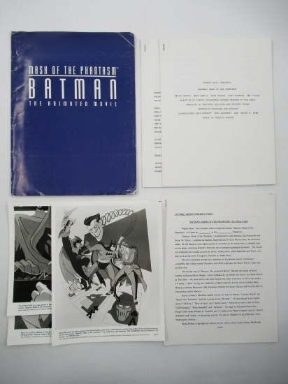 Batman: Mask of the Phantasm 1993 Original Movie Press Kit