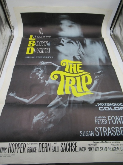 The Trip - Roger Corman (1967) Jack Nicholson/Peter Fonda LSD AIP 1sh Poster