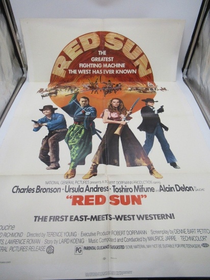 Red Sun (1972) Samurai Spaghetti Western Vintage 1sh Poster