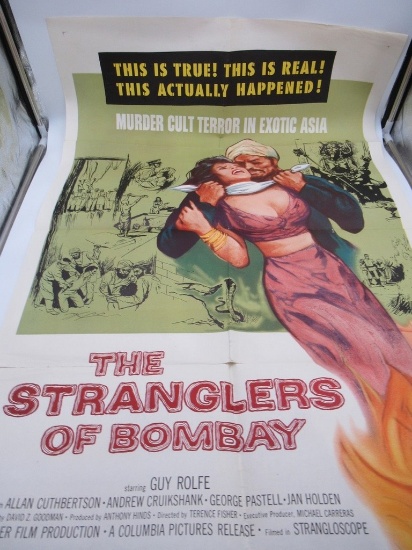 The Stranglers of Bombay (1960) Vintage 1sh Poster