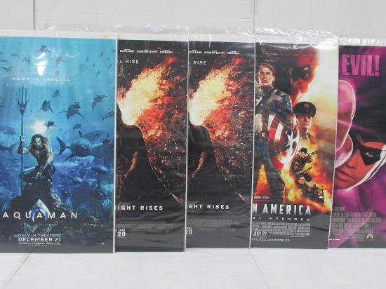 Assorted 1990's to Modern Super-hero/Action One-Sheet Poster Group of (5)