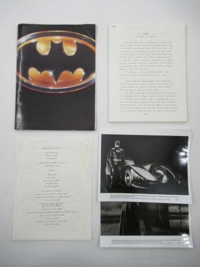 Batman 1989 Original Movie Press Kit (Keaton/Nicholson)