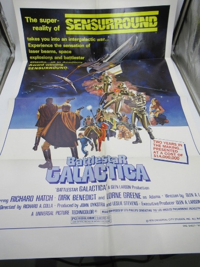 Battlestar Galactica - Richard A. Colla (1978) Vintage Style C Film 1sh Poster