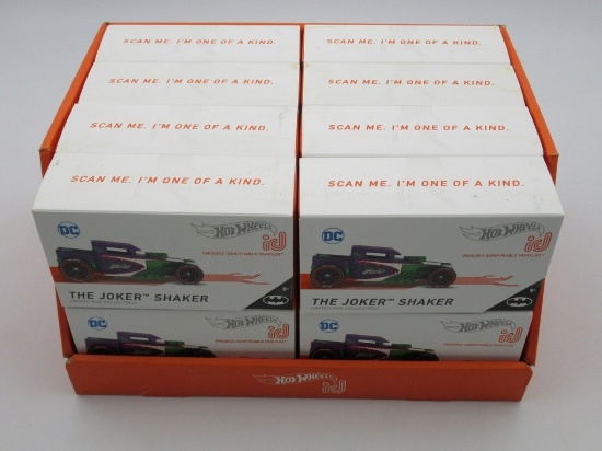 Batman The Joker Shaker Hot Wheels id Die-Cast Car Lot of (16)