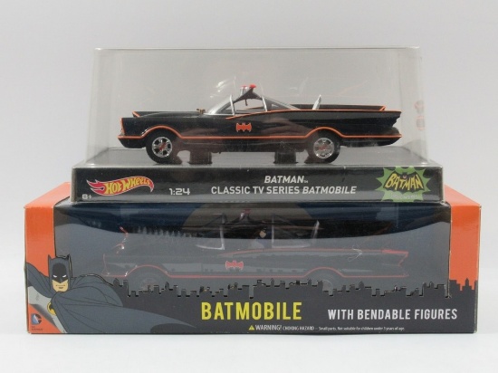 DC Batman Classic TV Series Batmobile Lot of (2) - McFarlane Hot Wheels