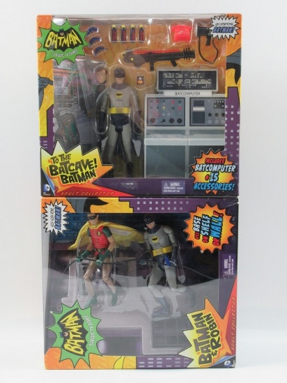 Mattel DC Batman Classic TV Series Figure Playset Lot of (2)
