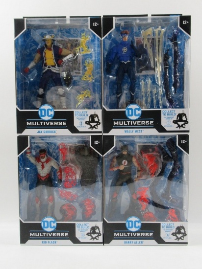 McFarlane DC Multiverse Speed Metal Series Figure Set w/Darkest Knight BAF