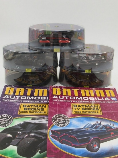 Batman Automobilia Movie/TV Show/Comics Eaglemoss Die-Cast Vehicle Lot of (5)
