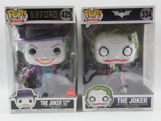 The Joker #425 Batman 1989 & #334 The Dark Knight Funko Pop! Heroes Lot of (2)