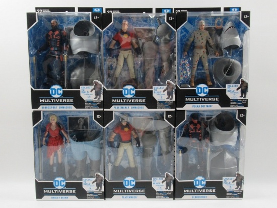 McFarlane DC Multiverse Suicide Squad Figure Set w/Variants + King Shark BAF