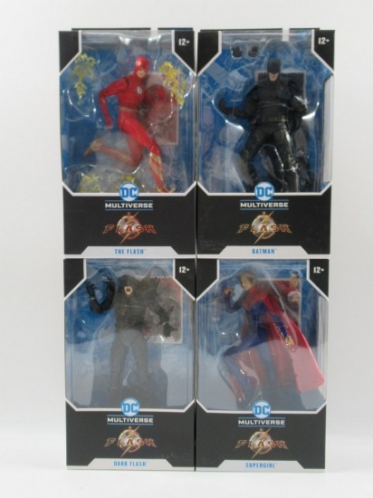 McFarlane DC Multiverse Flash Movie Figure Lot of (4)
