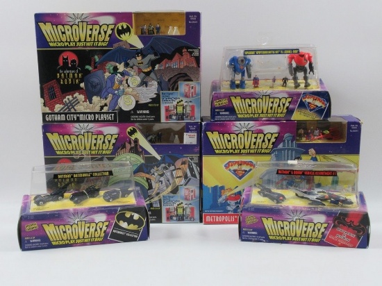 Batman Superman Kenner Microverse Playsets Lot of (6)