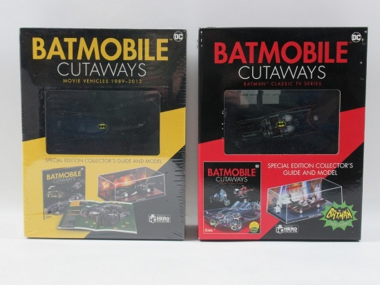 Batman Batmobile Cutaways Classic TV Series & Movies Eaglemoss Die-Cast Vehicles Lot of (2)