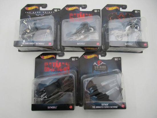 Batman Hot Wheels 1:50 Scale Vehicle Lot of (5)
