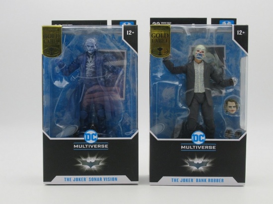 McFarlane DC Multiverse Dark Knight Joker SDCC Exclusive Figures