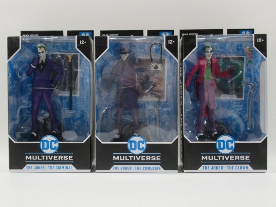 McFarlane DC Multiverse Three Jokers Figure Set Part 1