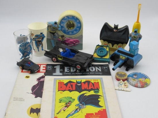 Batman Vintage Toy/Collectibles Lot