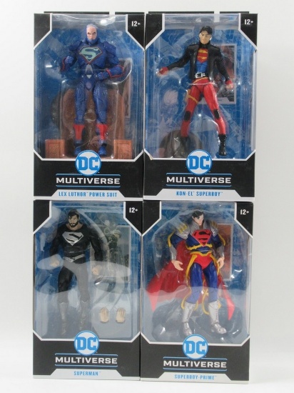 McFarlane DC Multiverse Superman Themed Figure Lot of (4)