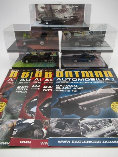 Batman Automobilia Specials Eaglemoss Die-Cast Vehicle Lot of (5)