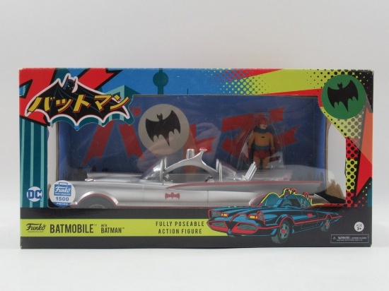 Funko DC Silver Batmobile W/ Action Figure - Limited Edition
