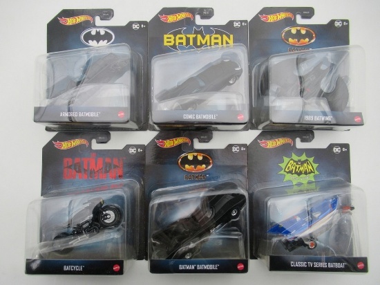 Batman Hot Wheels 1:50 Scale Vehicle Lot of (6)