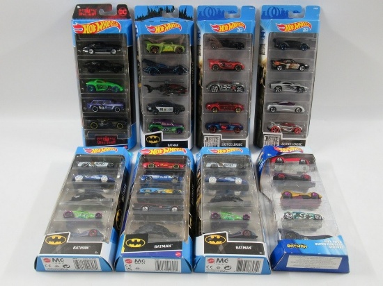 Hot Wheels 1:64 Scale Batman DC Vehicle Set Lot of (8)