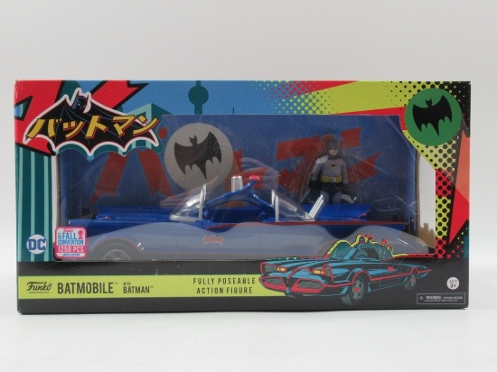 Funko DC Blue Batmobile W/ Action Figure - Limited Edition