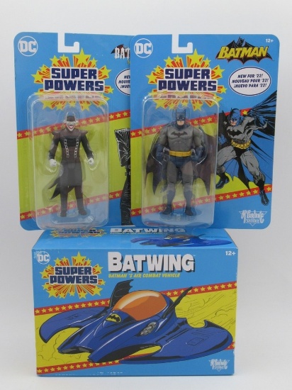 Batman Super Powers Figure & Vehicle Set 2022 McFarlane Toys