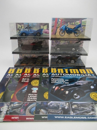 Batman Automobilia Legends of the Dark Knight Eaglemoss Die-Cast Vehicle Lot of (6)