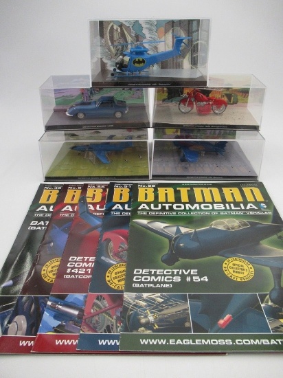 Batman Automobilia Detective Comics Eaglemoss Die-Cast Vehicle Lot of (5)