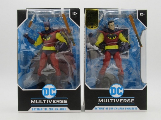 McFarlane DC Multiverse Batman of Zur-En-Arrh Masked + Unmasked Figures
