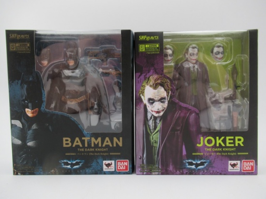 Batman & The Joker The Dark Knight Figures SH Figuarts Bandai