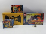 Batman C3 Construction Sets w/ Dave School SDCC Figure Lot of (6)